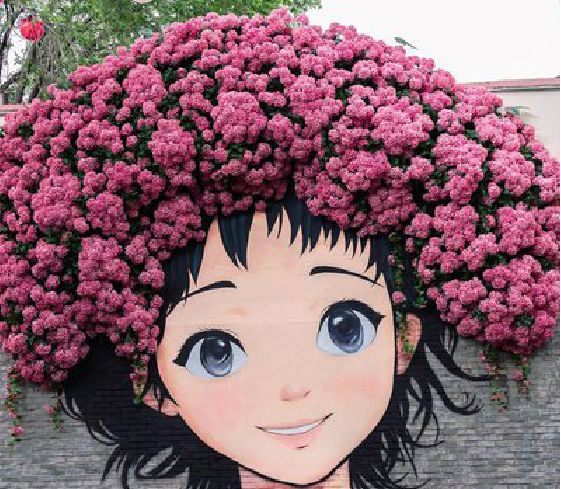 清流墙体彩绘-网红墙打卡