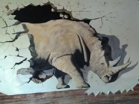 清流在墙绘中,如何绘制3D效果?