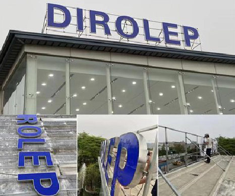 清流楼顶发光字安装的注意事项。